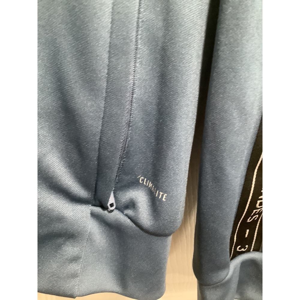 Adidas Original The Brand  With The 3 Stripes Blue  Jacket Mens Size Small - Picture 2 of 4